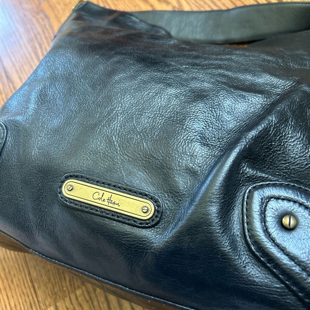 Cole Haan Black Leather Purse